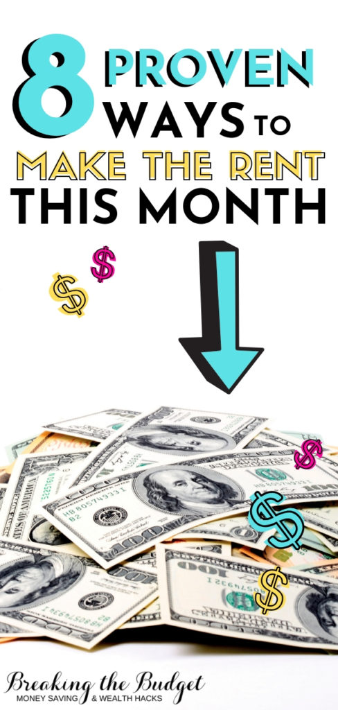 8 Proven Ways to Make the Rent This Month