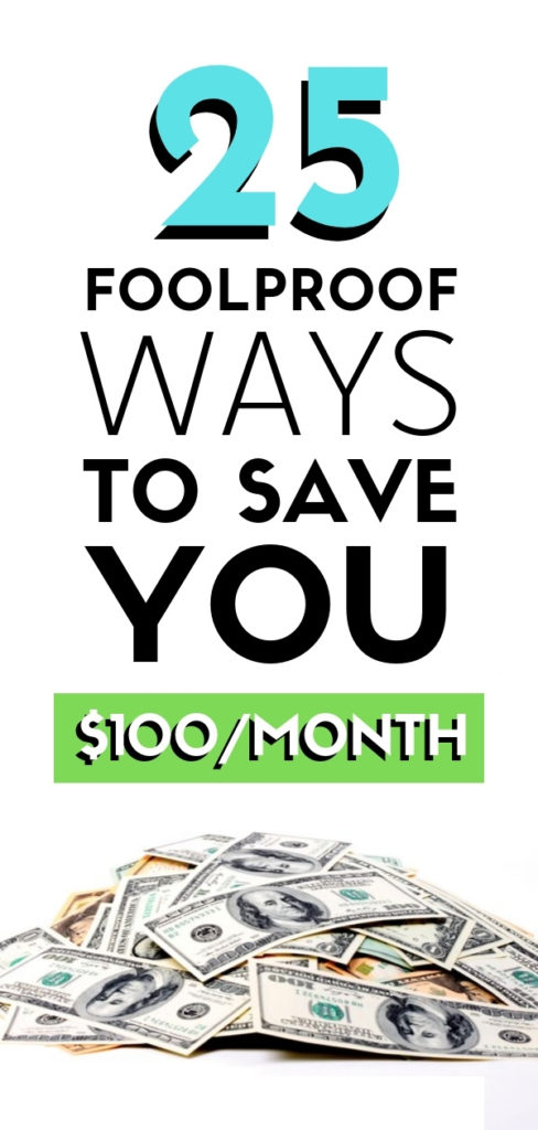 25 Ways to Save $100_Month 