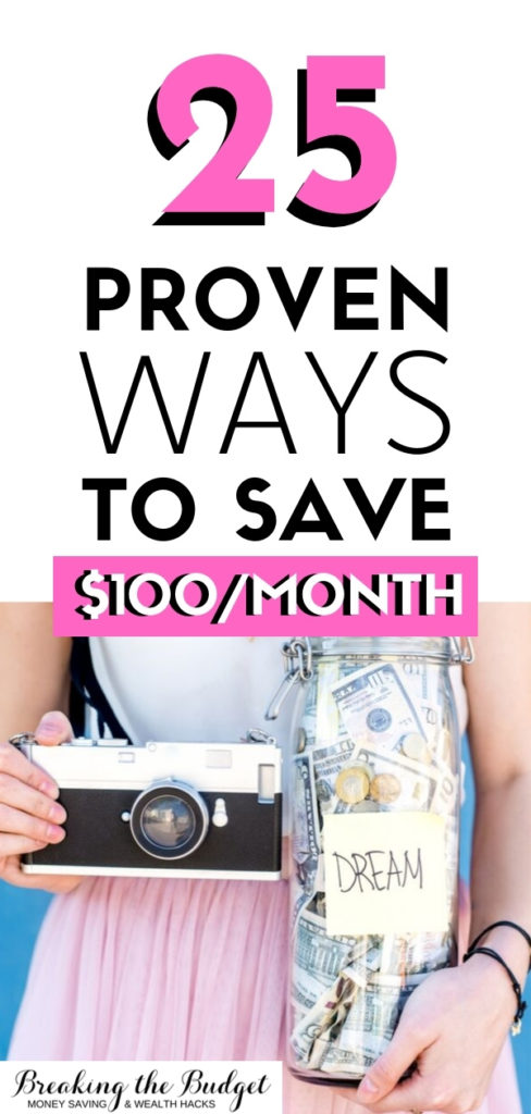 25 Ways to Save $100_Month 